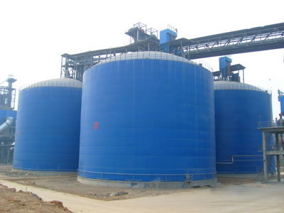 甘泉水泥钢板库改造