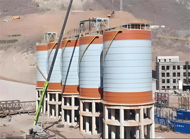 甘泉高架钢板仓