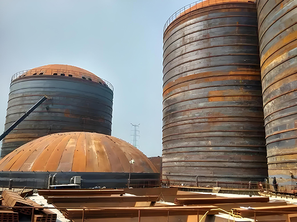 甘泉焦粉钢板仓